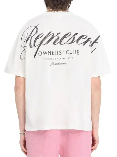 Represent Men's  Owners Club Script T-Shirt - Vintage Grey | Thumbnail 13