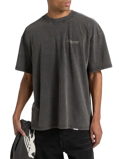 Represent Men's  Owners Club Script T-Shirt - Vintage Grey | Thumbnail 3