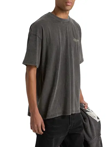 Represent Men's  Owners Club Script T-Shirt - Vintage Grey | Thumbnail 4