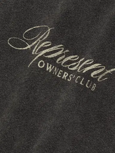 Represent Men's  Owners Club Script T-Shirt - Vintage Grey | Thumbnail 7