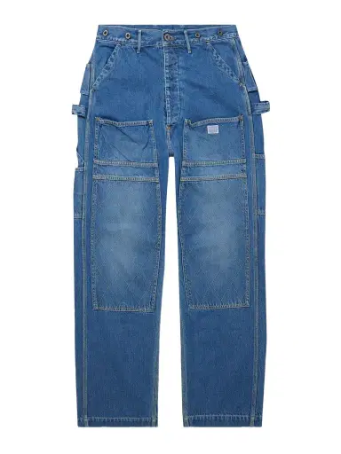 KAPITAL Lumber Straight-Leg Panelled Jeans - Men | Thumbnail 1