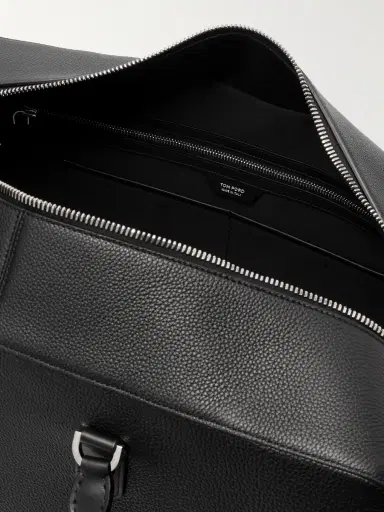 Tom Ford Elliot Full-Grain Leather Weekend Bag - Men | Thumbnail 5 Tom Ford Elliot Full-Grain Leather Weekend Bag - Men | Thumbnail 5