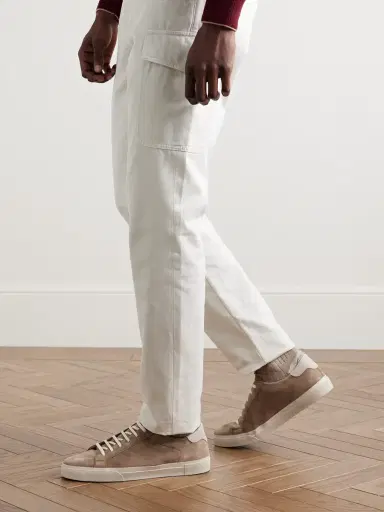 Brunello Cucinelli Vulky Suede Sneakers - Men | Thumbnail 2