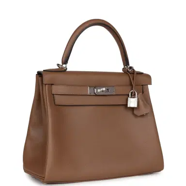 HERMÈS Hermes Kelly Retourne 28 Alezan Evercolor Palladium Hardware | Thumbnail 2 HERMÈS Hermes Kelly Retourne 28 Alezan Evercolor Palladium Hardware | Thumbnail 2
