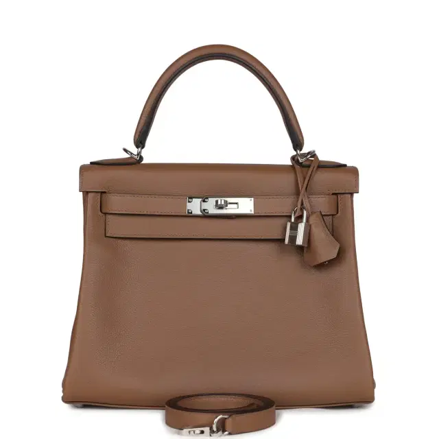 hermes Hermes Kelly Retourne 28 Alezan Evercolor Palladium Hardware