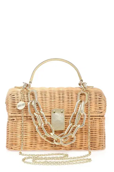 Judith Leiber ISLA WICKER BASKET | Thumbnail 6