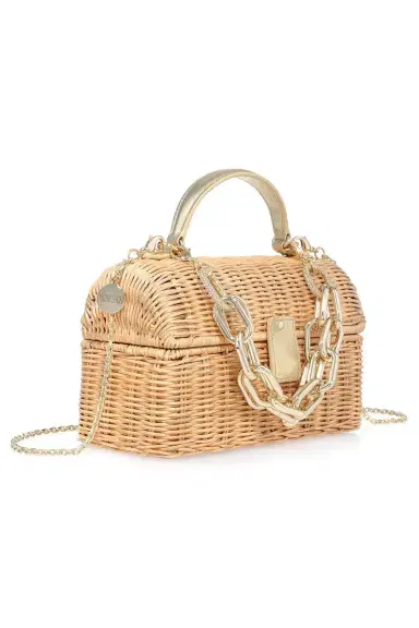 Judith Leiber ISLA WICKER BASKET | Thumbnail 7