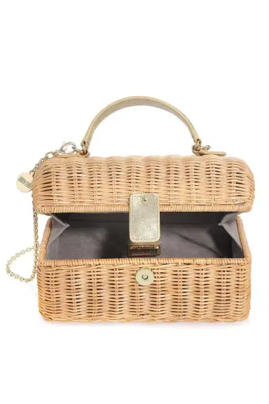 Judith Leiber ISLA WICKER BASKET | Thumbnail 8