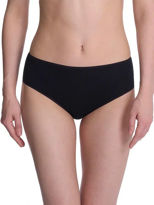 Natori Women's Bliss Bare Cotton Hipster - Black - Size XS