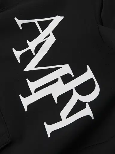 AMIRI Men's Logo Staggered Hoodie | Thumbnail 6
