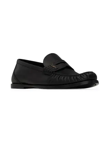 Saint Laurent Men's Laurent Loafers in Smooth Leather - Black - Size 6.5 | Thumbnail 2 Saint Laurent Men's Laurent Loafers in Smooth Leather - Black - Size 6.5 | Thumbnail 2