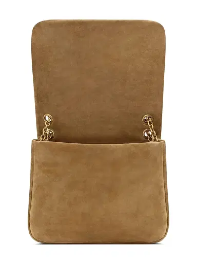 Saint Laurent Women's Jamie 4.3 Shoulder Bag in Suede - Golden Leaf | Thumbnail 3 Saint Laurent Women's Jamie 4.3 Shoulder Bag in Suede - Golden Leaf | Thumbnail 3