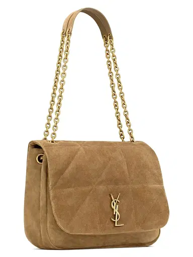 Saint Laurent Women's Jamie 4.3 Shoulder Bag in Suede - Golden Leaf | Thumbnail 5 Saint Laurent Women's Jamie 4.3 Shoulder Bag in Suede - Golden Leaf | Thumbnail 5
