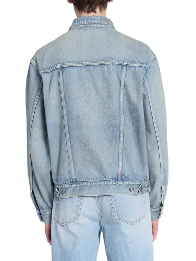 Saint Laurent Men's Trucker Jacket in Denim - Chicago Blue | Thumbnail 6