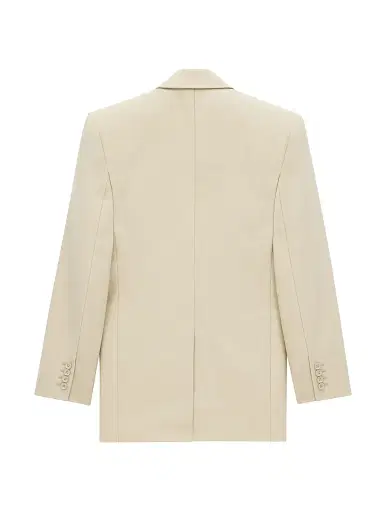 Saint Laurent Women's Jacket in Light Wool - Beige | Thumbnail 3 Saint Laurent Women's Jacket in Light Wool - Beige | Thumbnail 3