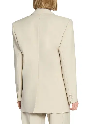 Saint Laurent Women's Jacket in Light Wool - Beige | Thumbnail 7 Saint Laurent Women's Jacket in Light Wool - Beige | Thumbnail 7