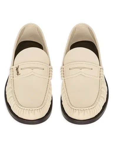 Saint Laurent Women's Laurent Loafers in Smooth Leather | Thumbnail 3 Saint Laurent Women's Laurent Loafers in Smooth Leather | Thumbnail 3