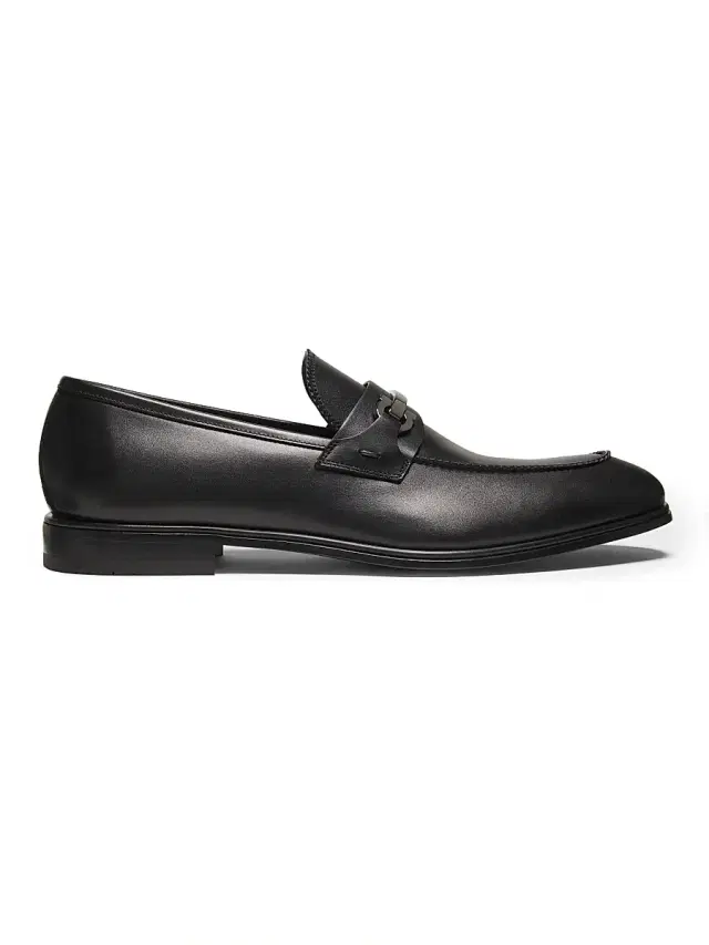 FERRAGAMO Men's Bentley Dupont Loafers - Black