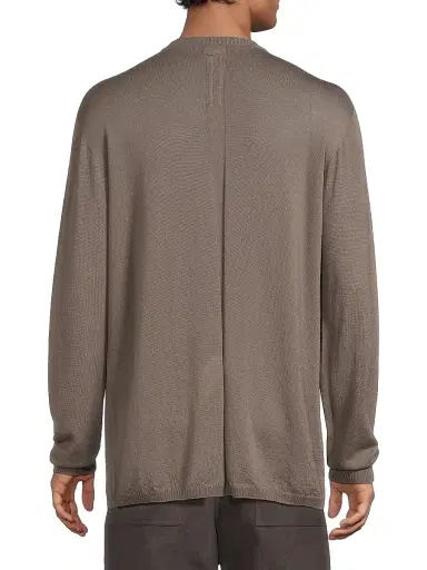 Rick Owens Men's Maglia Oversized Wool Sweater | Thumbnail 5 Rick Owens Men's Maglia Oversized Wool Sweater | Thumbnail 5
