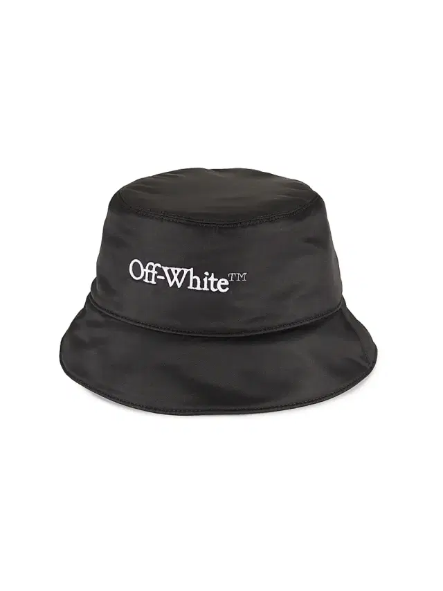 Off-White Men's Embroidered Logo Bucket Hat - Black White