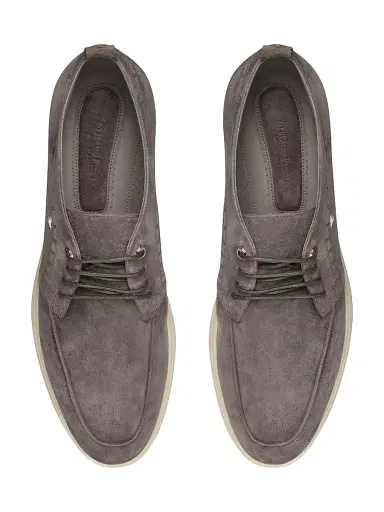 Stefano Ricci Men's Suede Chukka Boots - Slate Grey - Size 11 | Thumbnail 4 Stefano Ricci Men's Suede Chukka Boots - Slate Grey - Size 11 | Thumbnail 4