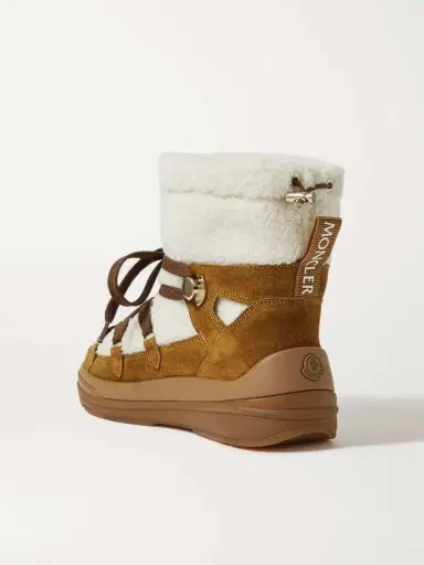 Moncler Insolux Suede And Shearling Snow Boots | Thumbnail 3 Moncler Insolux Suede And Shearling Snow Boots | Thumbnail 3