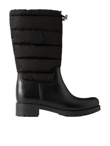 Moncler Ginette Quilted Nylon And Rubber Rain Boots | Thumbnail 1