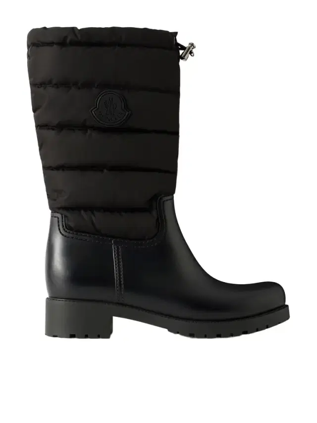 Ginette Quilted Nylon And Rubber Rain Boots