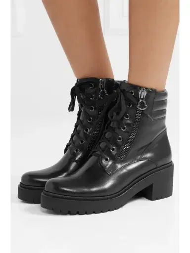Moncler Viviane Leather Ankle Boots | Thumbnail 2 Moncler Viviane Leather Ankle Boots | Thumbnail 2