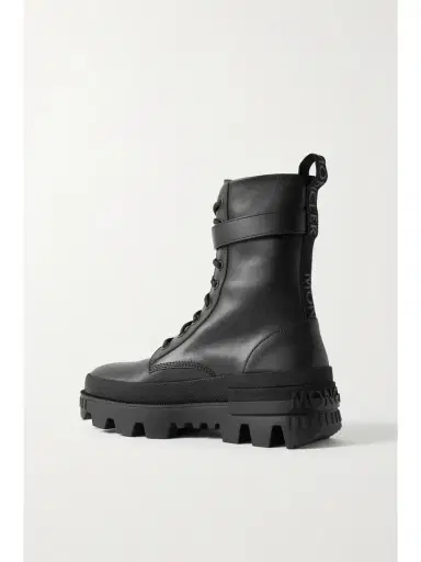 Moncler Carinne Leather Ankle Boots | Thumbnail 3 Moncler Carinne Leather Ankle Boots | Thumbnail 3