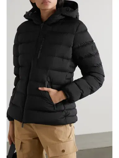 Moncler Herbe Hooded Quilted Shell Down Jacket | Thumbnail 3