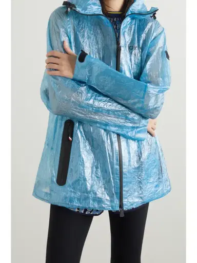 Moncler Genius Landry Hooded Printed Crinkled-pvc Jacket | Thumbnail 3