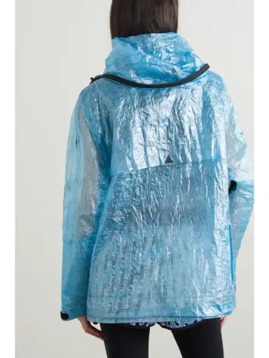Moncler Genius Landry Hooded Printed Crinkled-pvc Jacket | Thumbnail 4