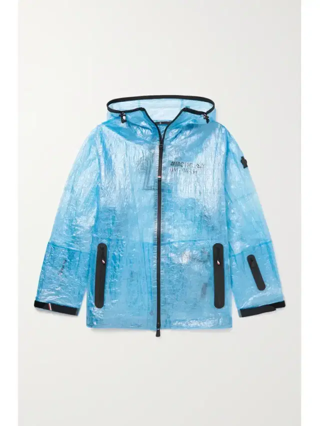 Moncler Genius Landry Hooded Printed Crinkled-pvc Jacket
