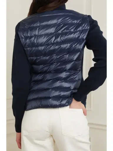 Moncler Padded Quilted Shell And Cotton-jersey Down Jacket | Thumbnail 4 Moncler Padded Quilted Shell And Cotton-jersey Down Jacket | Thumbnail 4