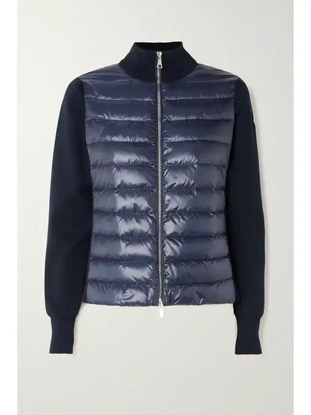 Padded Quilted Shell And Cotton-jersey Down Jacket Padded Quilted Shell And Cotton-jersey Down Jacket