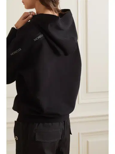 Moncler Printed Cotton Hoodie | Thumbnail 3 Moncler Printed Cotton Hoodie | Thumbnail 3