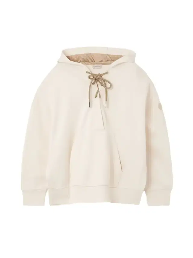 Moncler Lace-up Cotton-blend Jersey Hoodie