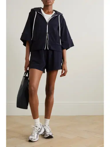 Moncler Cotton-blend Terry Hoodie | Thumbnail 2 Moncler Cotton-blend Terry Hoodie | Thumbnail 2