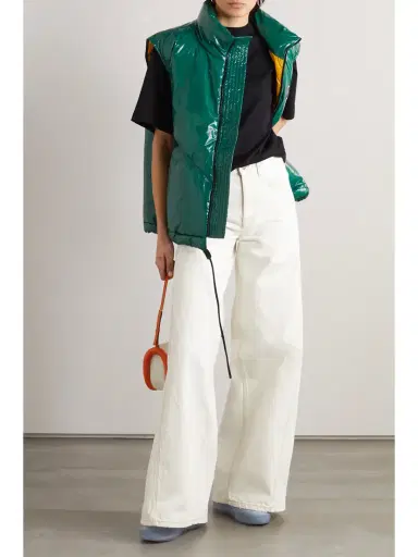 Moncler Genius + Alicia Keys High-rise Wide-leg Jeans | Thumbnail 2 Moncler Genius + Alicia Keys High-rise Wide-leg Jeans | Thumbnail 2