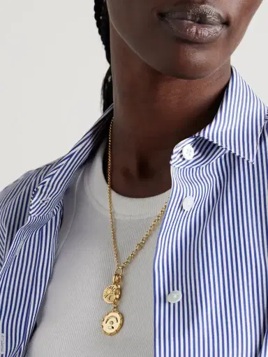 Foundrae Pause + Balance Medium Mixed Belcher Story 18-karat Gold Diamond Necklace | Thumbnail 2 Foundrae Pause + Balance Medium Mixed Belcher Story 18-karat Gold Diamond Necklace | Thumbnail 2