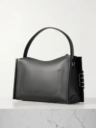 JW Anderson Loafer Embroidered Leather Shoulder Bag | Thumbnail 3