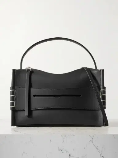 JW Anderson Loafer Embroidered Leather Shoulder Bag | Thumbnail 1
