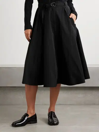 Moncler Crinkled-shell Midi Skirt | Thumbnail 3 Moncler Crinkled-shell Midi Skirt | Thumbnail 3