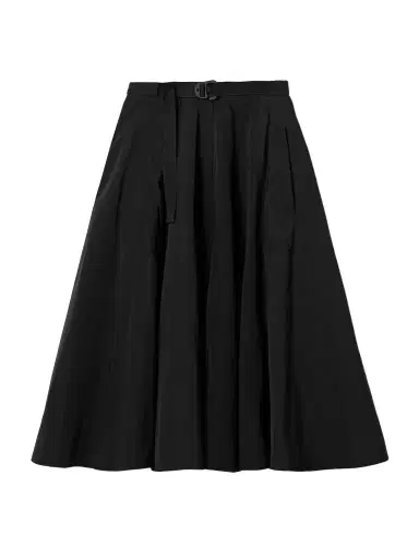 Moncler Crinkled-shell Midi Skirt | Thumbnail 1 Moncler Crinkled-shell Midi Skirt | Thumbnail 1