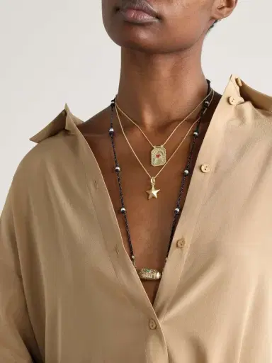 Marie Lichtenberg Star 18-karat Gold Necklace | Thumbnail 5 Marie Lichtenberg Star 18-karat Gold Necklace | Thumbnail 5