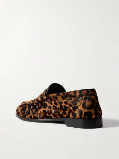 Saint Laurent Le Loafer Leopard-print Calf Hair Loafers | Thumbnail 3 Saint Laurent Le Loafer Leopard-print Calf Hair Loafers | Thumbnail 3