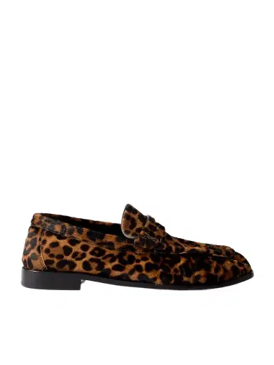 Saint Laurent Le Loafer Leopard-print Calf Hair Loafers | Thumbnail 1 Saint Laurent Le Loafer Leopard-print Calf Hair Loafers | Thumbnail 1