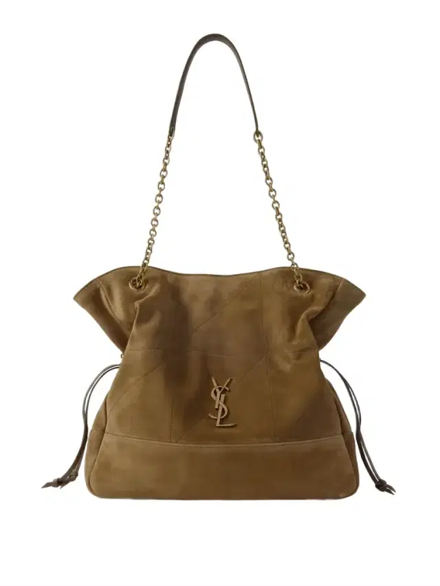 Jamie Shopping Quilted Suede Shoulder Bag