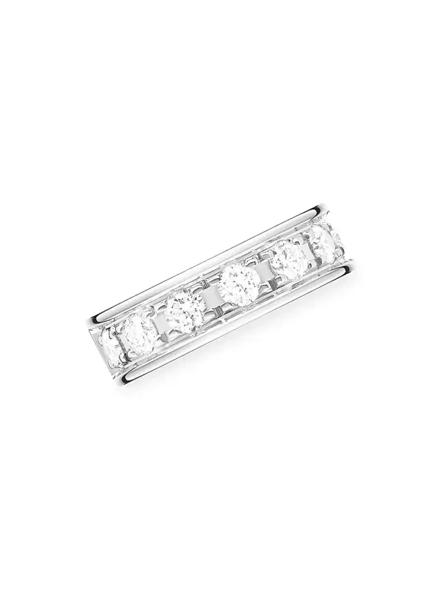 Women's Quatre Radiant Edition 18K White Gold & 0.14 TCW Diamond Single Earring - White Gold Women's Quatre Radiant Edition 18K White Gold & 0.14 TCW Diamond Single Earring - White Gold